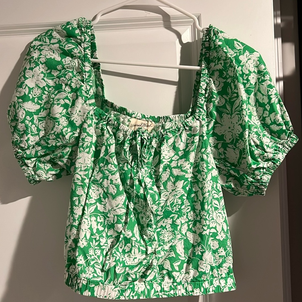 Off the shoulder crop top